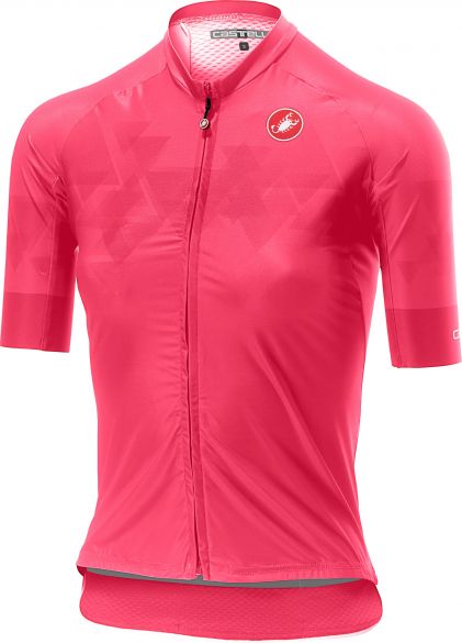 Castelli Aero Pro W FZ Kurzarmtrikot Rosa Damen 19046-025