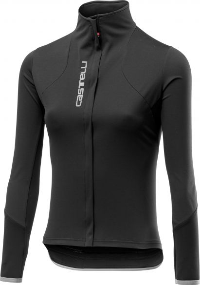 Castelli Trasparente 4 Radtrikot Langarm Schwarz Damen 19540-085