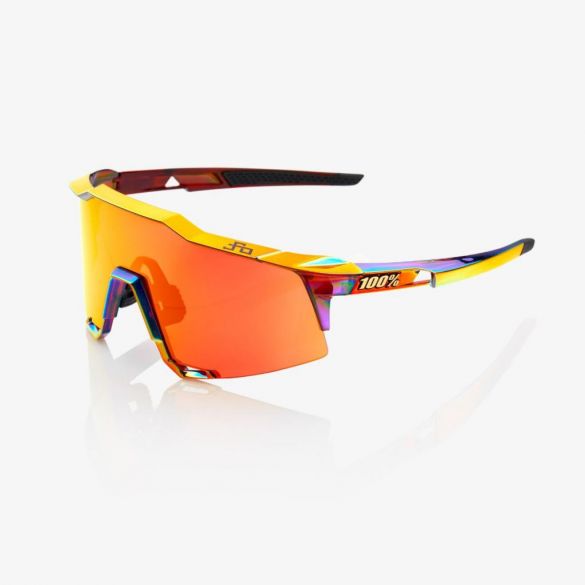 100% Speedcraft Sportbrillen chromium mit hiper lens Rot 18/61001H-903-43