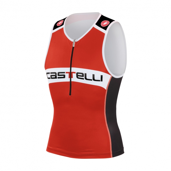 Castelli Core tri top Rot/schwarz Herren 14108-023 CA14108-023