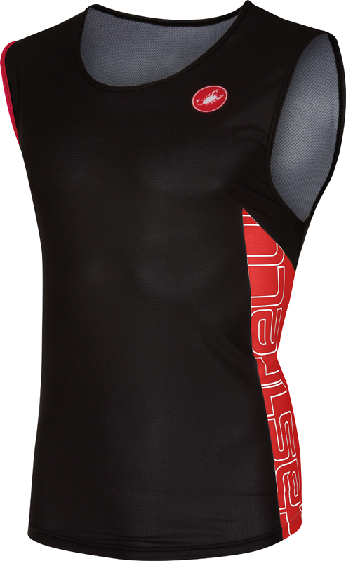 Castelli T.O. alii run top Herren Schwarz/rot 16067-231 16067-231