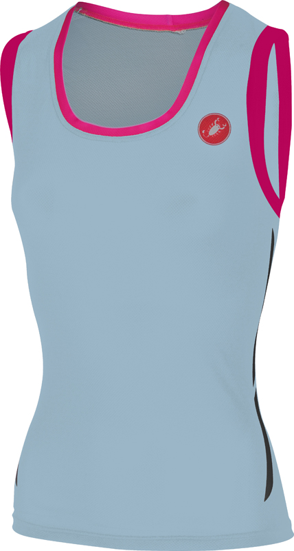 Castelli Alii run top Blau/Rosa Herren 16074-056
