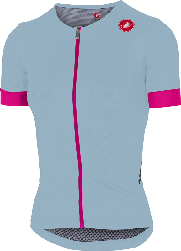 Castelli Free Speed W Race Jersey Tri Top Blau/Rosa Damen 17099-056