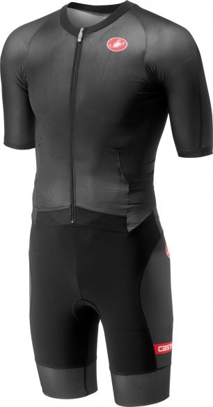 Castelli All out speed Trisuit Kurzen Ärmel Schwarz Herren 18104-010
