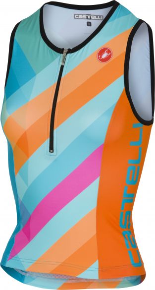 Castelli Core 2 W singlet Multicolor Blau Damen 18121-086