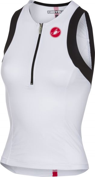 Castelli Free W tri singlet Weiß/Schwarz Damen 18125-101