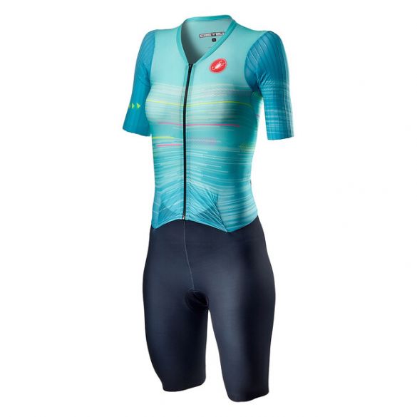 Castelli PR W speed Trisuit Kurzarm Hellblaa Damen online kaufen beim