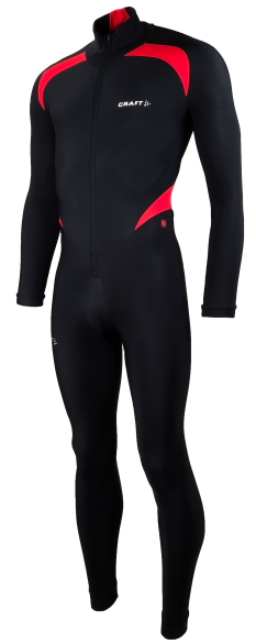 Craft Thermo Eislaufanzug CB Schwarz/Rot Unisex 940157-1994