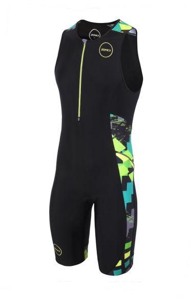 Zone3 Activate Plus Ärmellos Trisuit Electric sprint Herren TS18MACP106