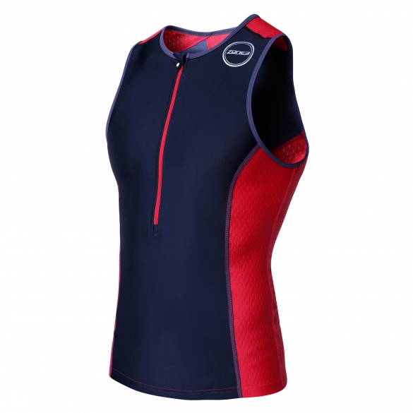 Zone3 Aquaflo Tri Top Schwarz/RotHerren 16217