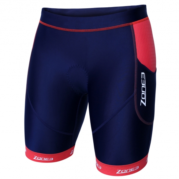 Zone3 Aquaflo plus tri short Navy/Rot Damen 16255