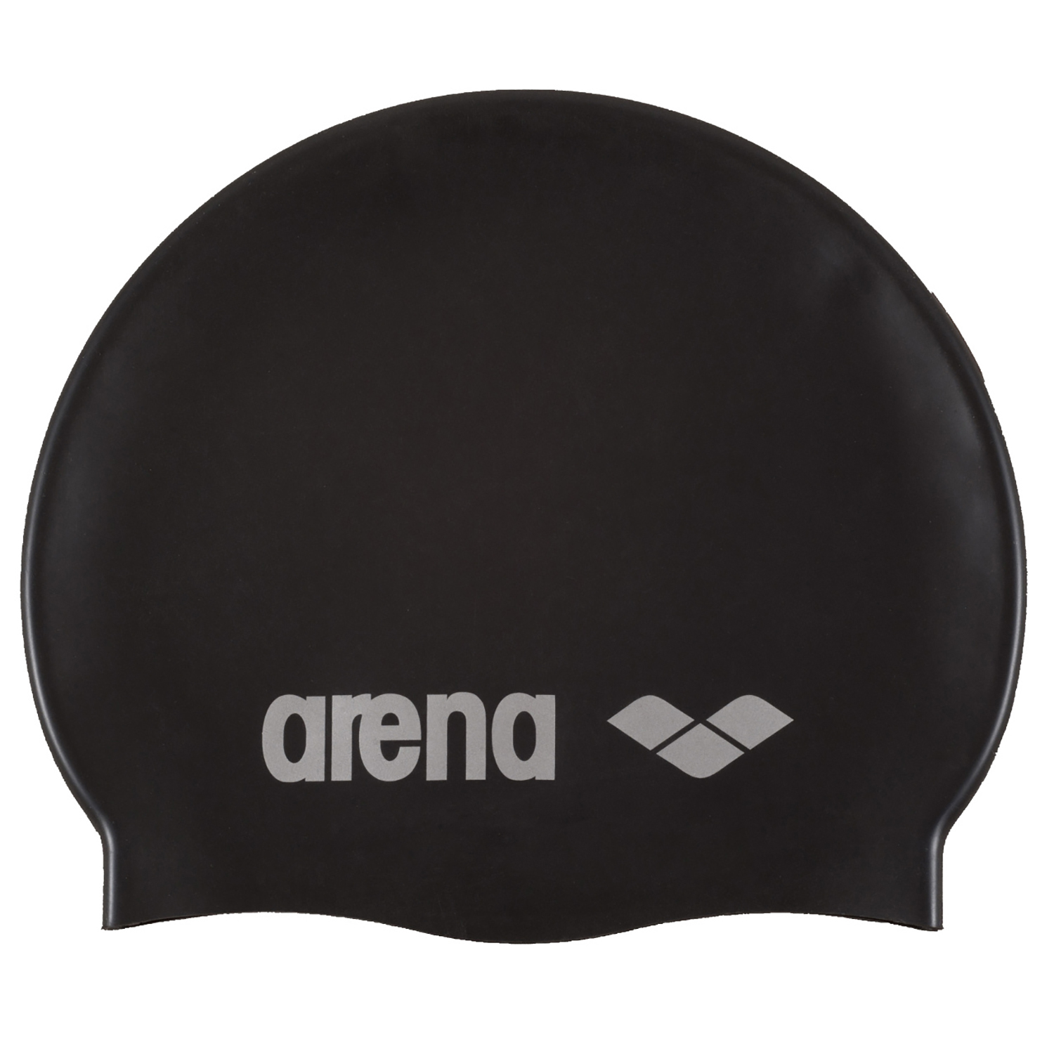 Arena Classic Silicone Badekappe Schwarz/Silber AA91662-55