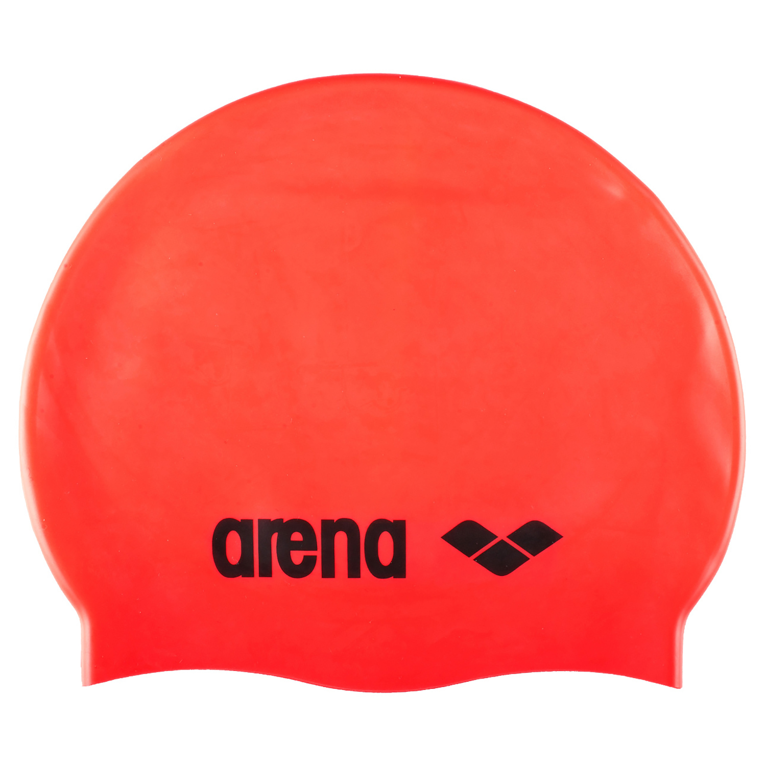 Arena Classic Silicone Badekappe Fluo Red/Black AA91662-40