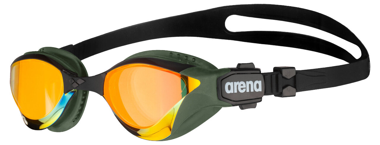Arena Cobra Tri Swipe Schwimmbrille Schwarz/Grun/Gelb AA002508-360