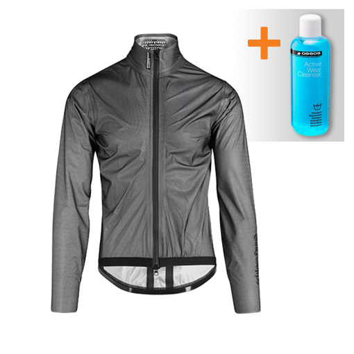 Assos Equipe RS Regenjacke Schwarz Unisex 133234318-VRR
