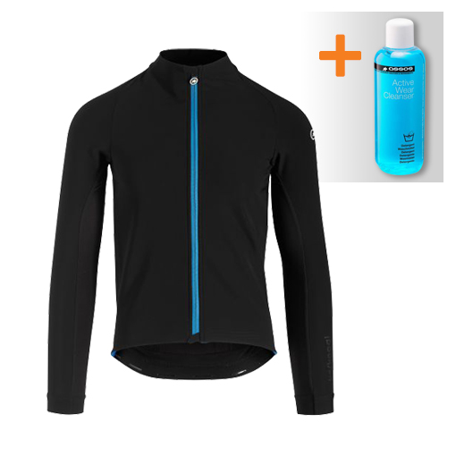Assos Mille GT Ultraz Winter Langarm Jacke Schwarz/Blau Herren 113034673