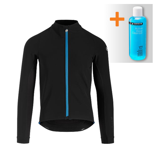 Assos Mille GT Winter Langarm Jacke Schwarz/Blau Herren 113034573