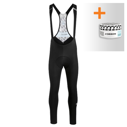 ASSOS Mille GT Winter trägerhose Schwartz Herren (ohne Sitzpolster) 11.14.214.18
