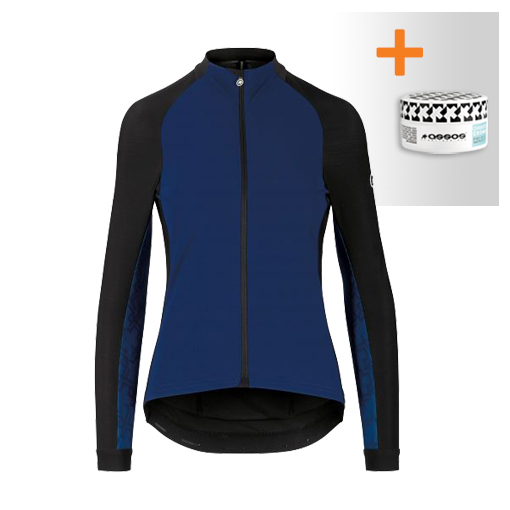 Assos Uma GT spring fall Langarm Jacket Blau Damen 123035225