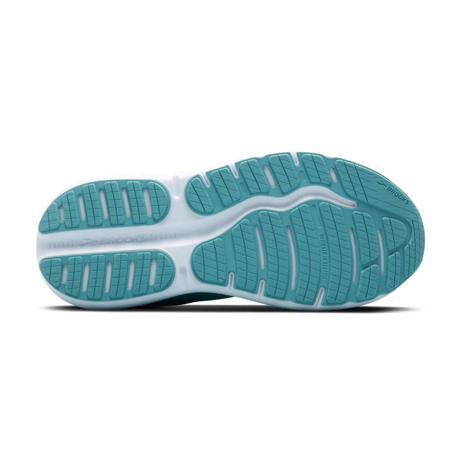 Brooks Ghost Max 2 Laufschuhe Sturm Blau Knockout Pink Aqua Damen