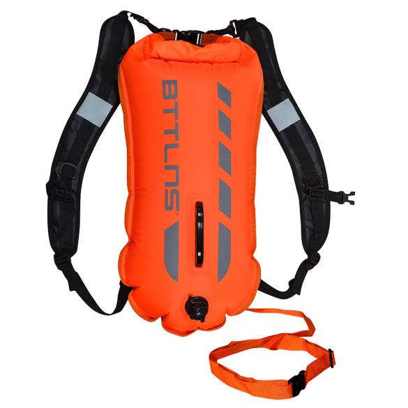 BTTLNS Kronos 1.0 Saferswimmer Rucksack Sicherheitsboje 28 liter Orange 0121004-034