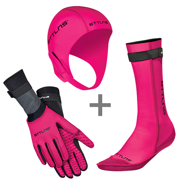 BTTLNS Neopren Zubehör Vorteilspaket Rosa 0120017-072