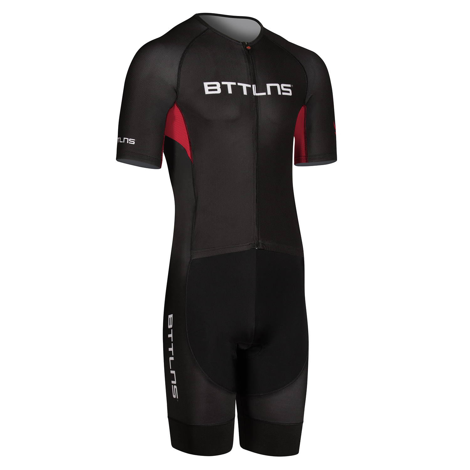 BTTLNS Chimera 1.0 Basic Trisuit kurzarm Schwarz/Rot Herren 0224007-202