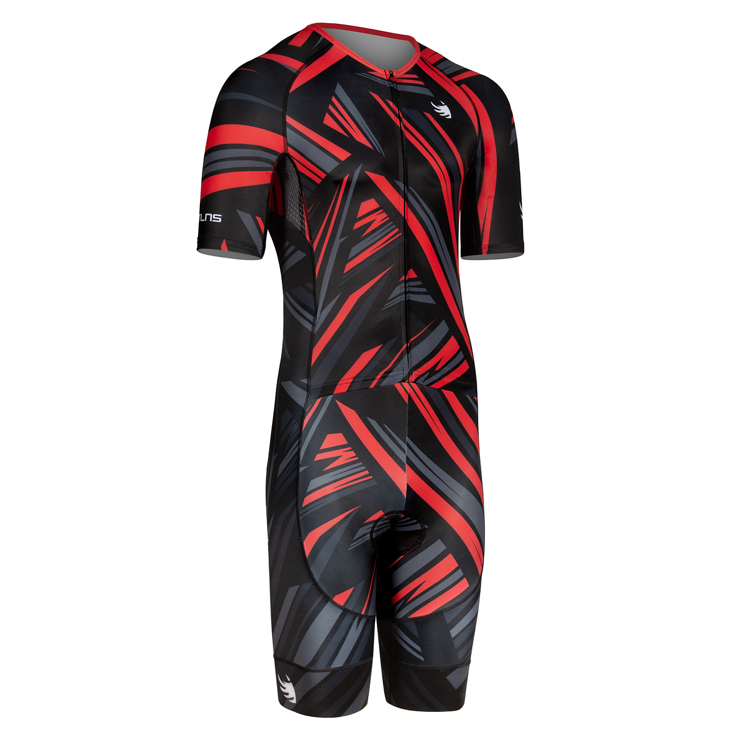 BTTLNS Typhon 2.0 OBLIQUE trisuit kurzarm Divine Black/Torment Red Herren 0224009-123