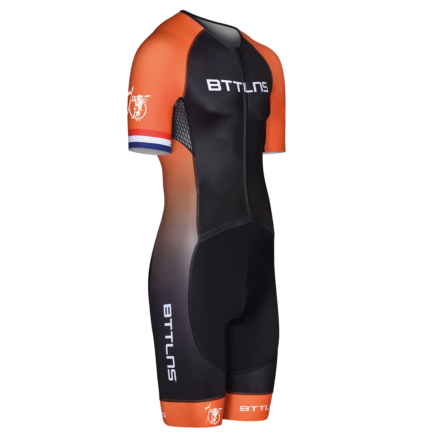 BTTLNS Typhon 2.0 Trisuit Kurzarm 2022 Schwarz/Orange Herren 0222001-121-2022