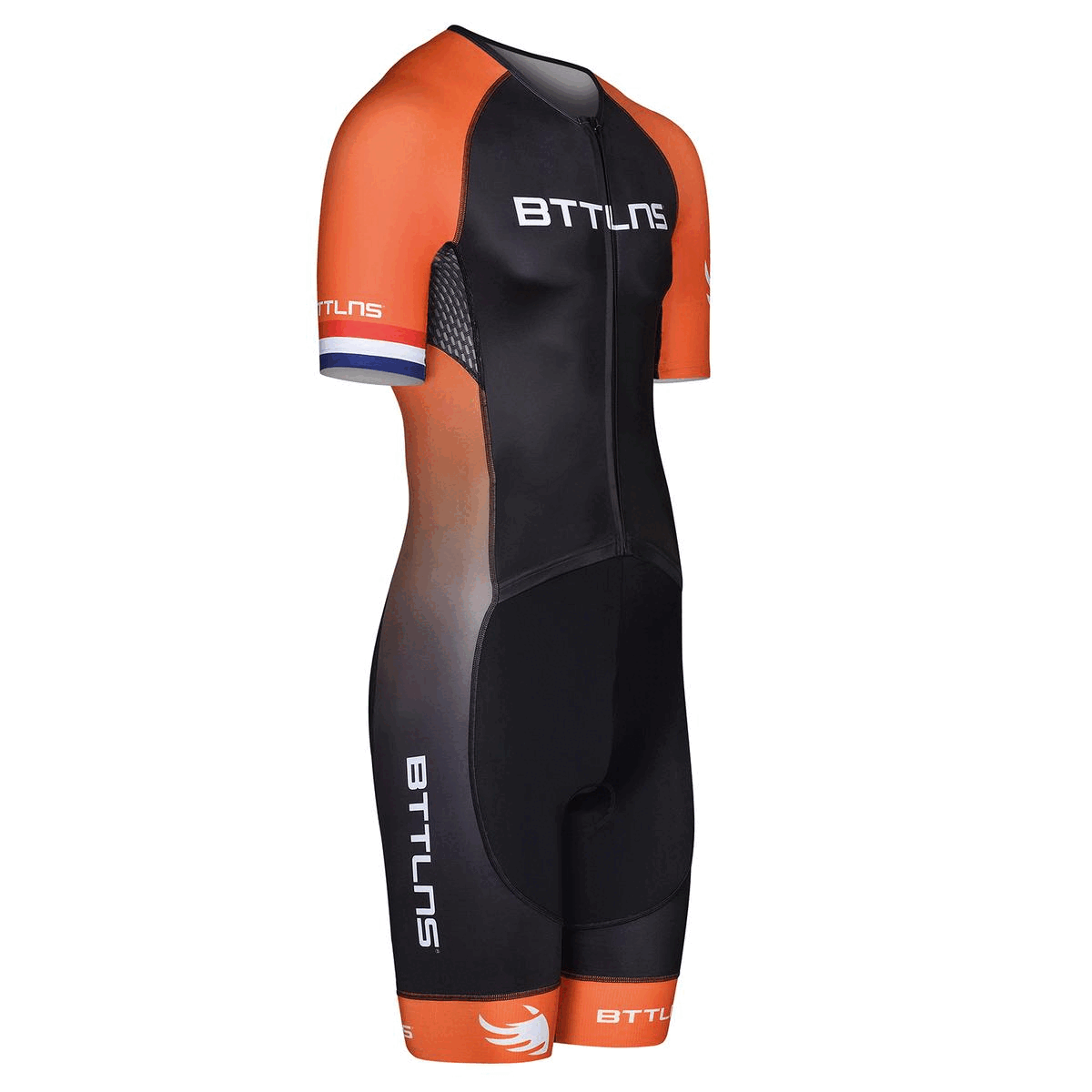 BTTLNS Typhon 2.0 Trisuit Kurzen Ärmel Schwarz/Orange Herren 0219008-121
