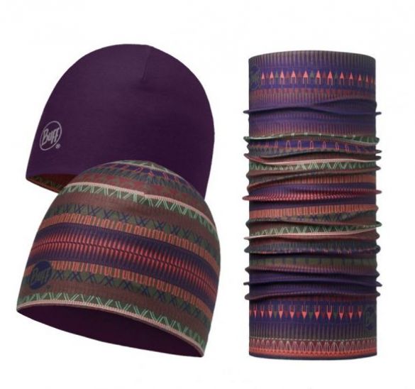 BUFF Microfiber reversible Hat + original BUFF combi Oslo Lila 113283622-VRR