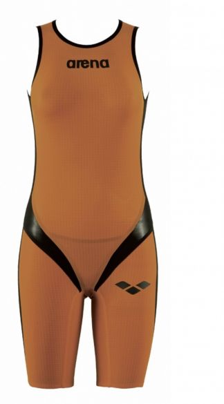 Arena Carbon pro Rear zip Ärmellos Trisuit Orange Damen AR1A561-35