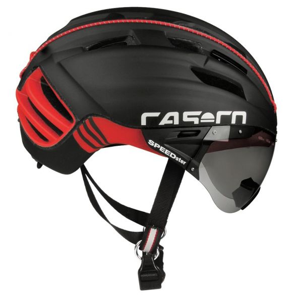 Casco SPEEDster TC plus Fahrradhelm Schwarz/Rot 04.1546