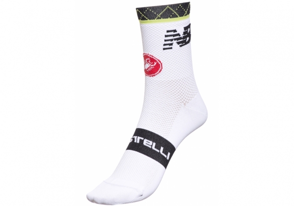 Castelli Free 9 sock weiß/schwarz Herren 13040-101 2015 4205029-001