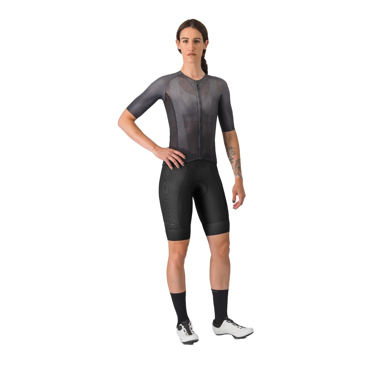 Castelli climbers a/c w jersey kurzarm schwarz damen 4525050-010
