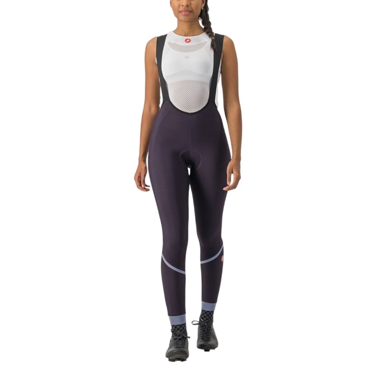 Castelli Velocissima DT Radhose Lang dark night shade damen 4522550-513