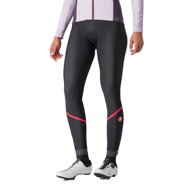 Castelli Velocissima Thermal Radhose Lang black/hibiscus damen 4522551-181