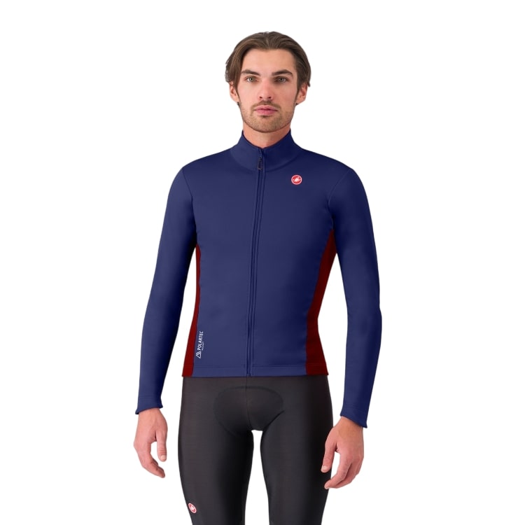 Castelli Entrata 2 radjacke belgian blue/bordeaux herren 4525507-424