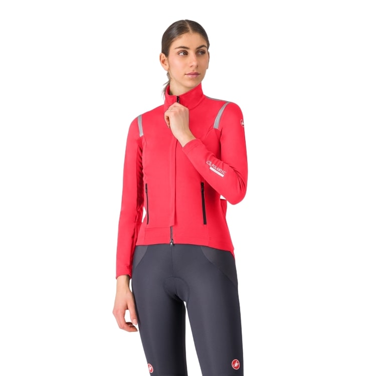 Castelli Perfetto RoS 3 Langärmelige Fahrradjacke hibiscus damen 4525557-081