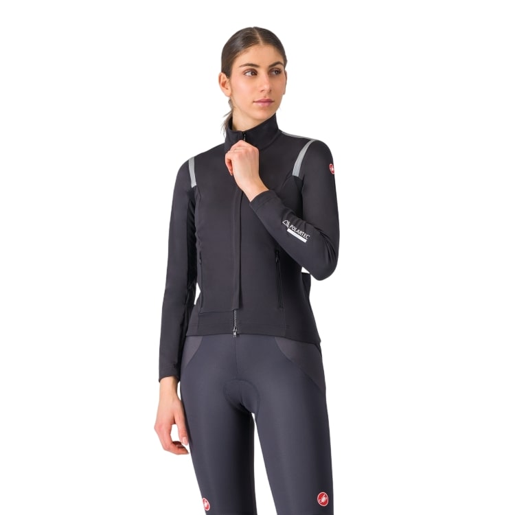 Castelli Perfetto RoS 3 Langärmelige Fahrradjacke light black damen 4525557-085