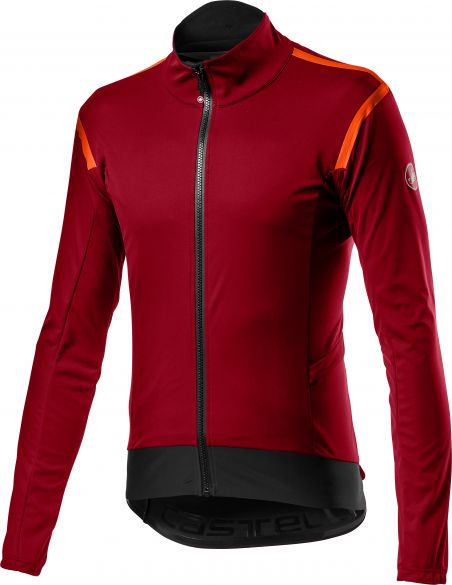 Castelli Alpha RoS 2 Leichte Radjacke Dunkelrot Herren 20503-622