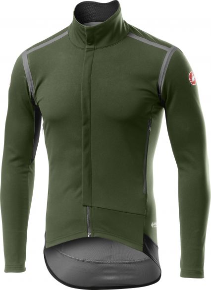 Castelli Perfetto RoS Langer Ärmel Radjacke Grün Herren 19500-075