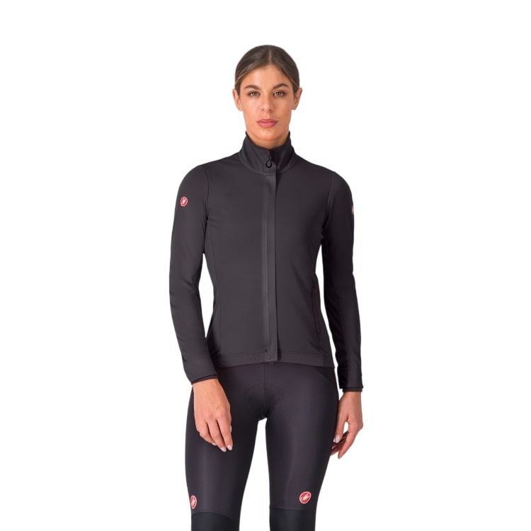 Castelli Alpha 150 W jacket Langärmelige Fahrradjacke light black damen 4525531-085
