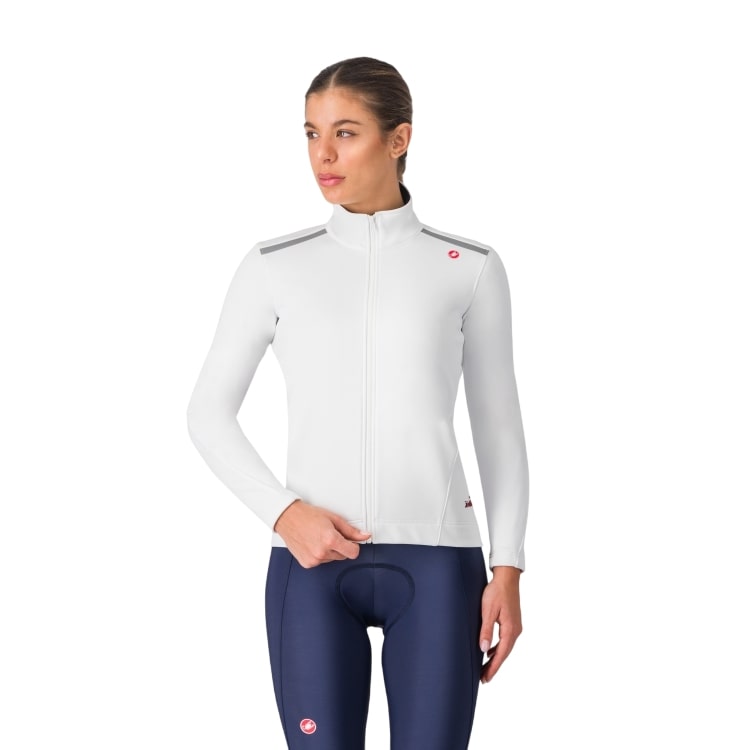 Castelli Espresso Air W Jacket fahrradjacke langarm ivory damen 4525532-065
