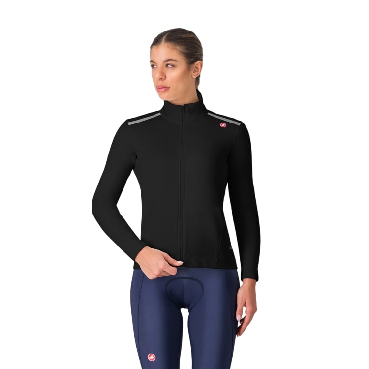 Castelli Espresso Air W Jacket fahrradjacke langarm schwarz damen 4525532-085
