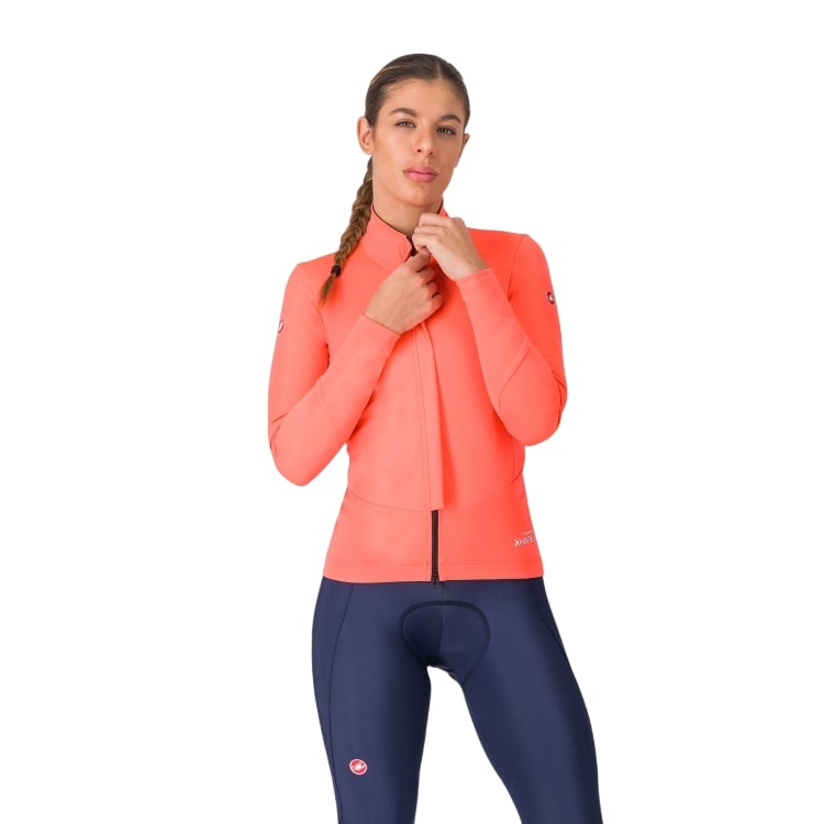 Castelli Perfetto air Langarm Radjacke brilliant pink damen 4524538-288