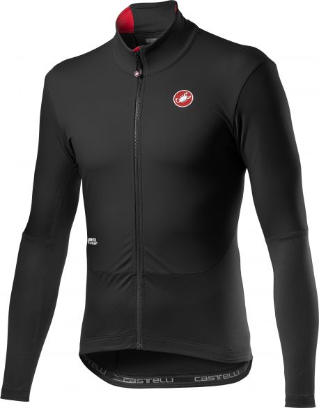 Castelli Nano mid wind Radtrikot Lange Ärmel Schwarz Herren 20514-085