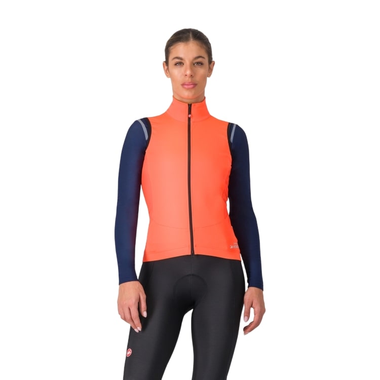 Castelli Perfetto Air w vest brilliant pink damen 4525555-288