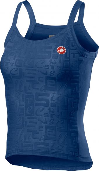 Castelli Promessa Jaquard Bavette SL top Blau Damen 21056-964