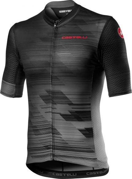 Castelli Rapido Kurzarmtrikot Schwarz/Grau Herren 21016-030